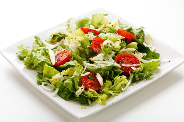 salata od povrća za mršavljenje 5 kg tjedno