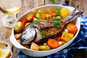pečena riba za mediteransku prehranu