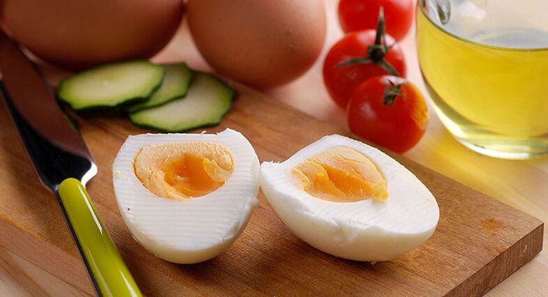 kuhano jaje i povrće za mršavljenje